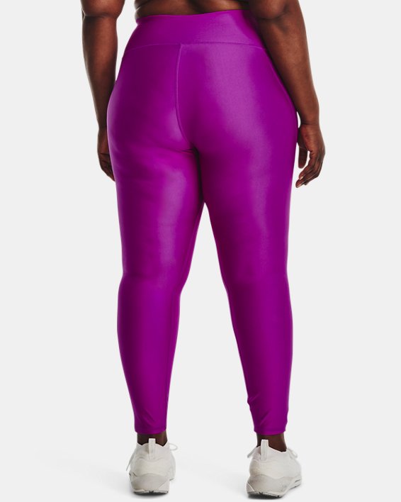 Damen HeatGear® No-Slip Waistband Full-Length-Leggings, Purple, pdpMainDesktop image number 1